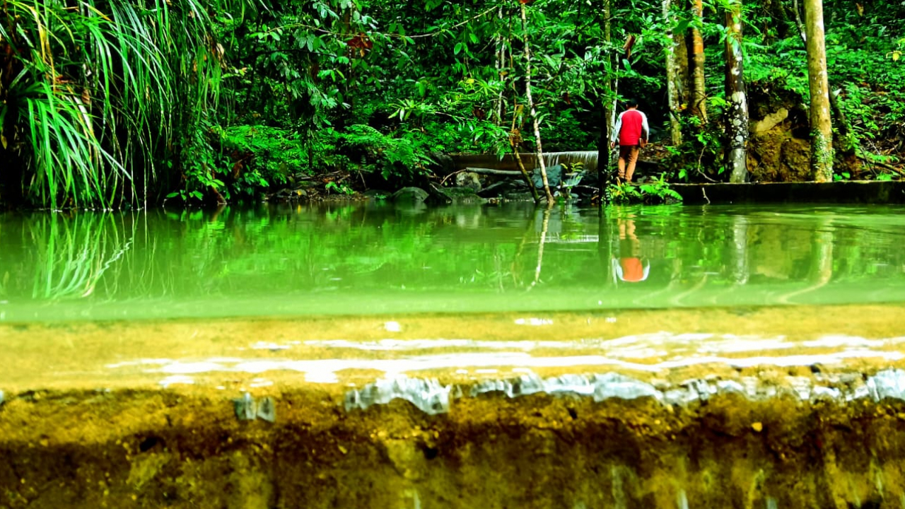 Menikmati Alam yang indah di Wisata Alam mangkaban Desa Sebawang