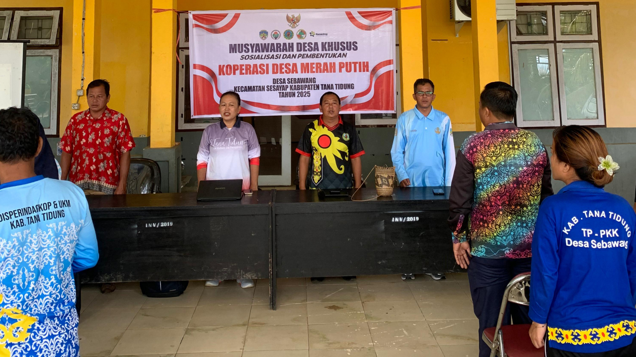 Musdesus Sosialisasi Pembentukan Koperasi Merah Putih Digelar di Desa Sebawang