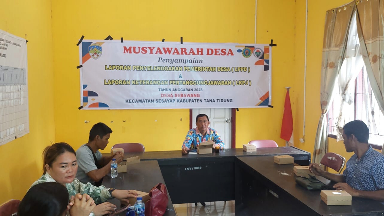 LPPD dan LKPJ Desa Sebawang: Transparansi Anggaran 2025