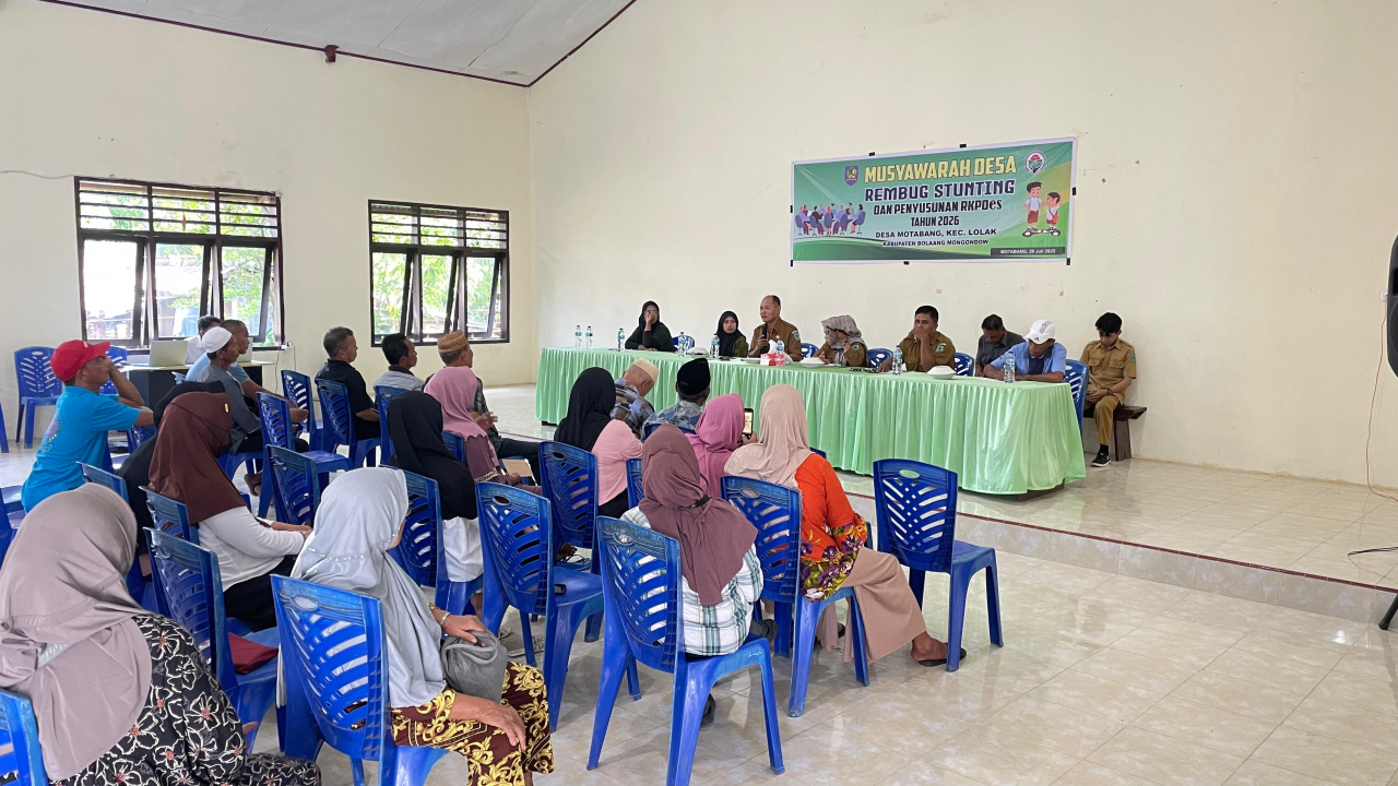 MUSDES REMBUG STUNTING DAN PENYUSUNAN RKPDes TAHUN 2026