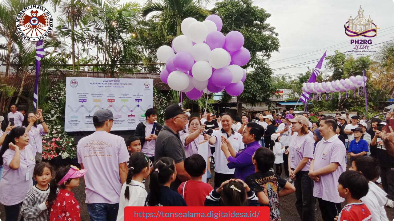 WAKILI BUPATI RD, CAMAT TONDANO UTARA BUKA KEGIATAN PANITIA H2RG 2026 GMIM SILOAM TONSEALAMA WIL.TONDANO IV