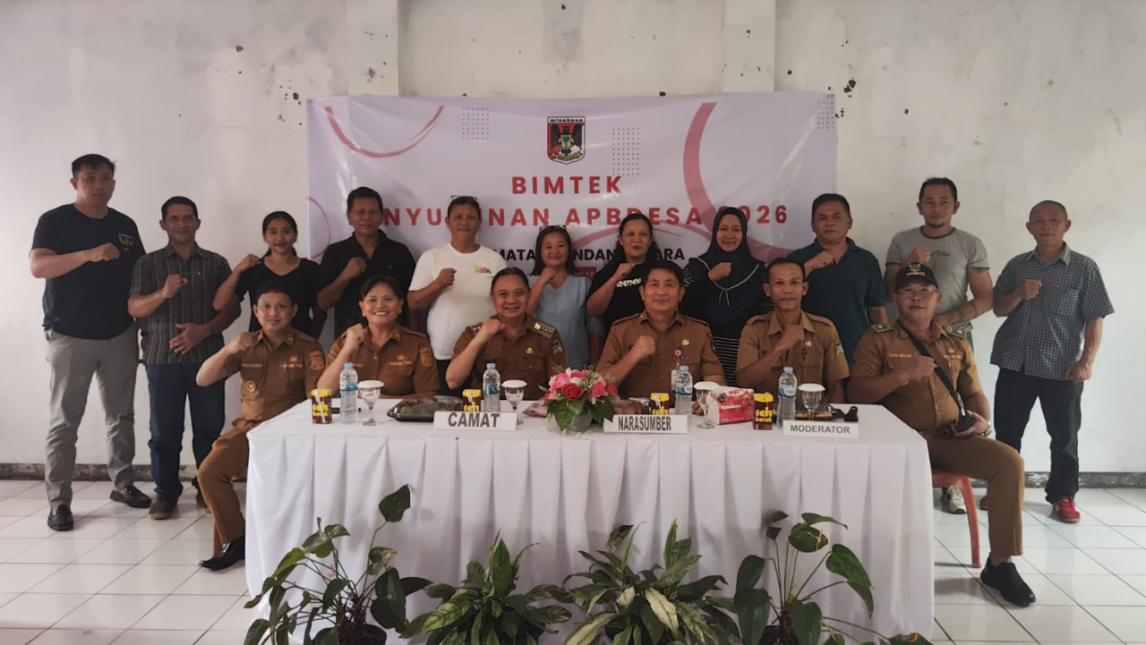 TONDANO UTARA GELAR BIMTEK KEUANGAN PENYUSUNAN APBDesa 2026