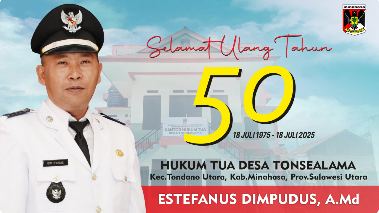 IBADAH KELUARGA, KUMTUA ESTEFANUS RAYAKAN HUT KE-50