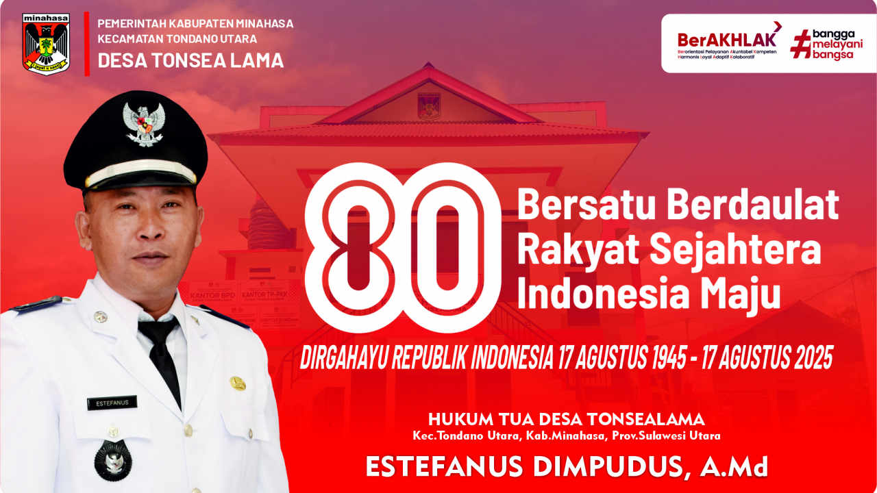 SELAMAT HUT KE-80 KEMERDEKAAN RI TAHUN 2025