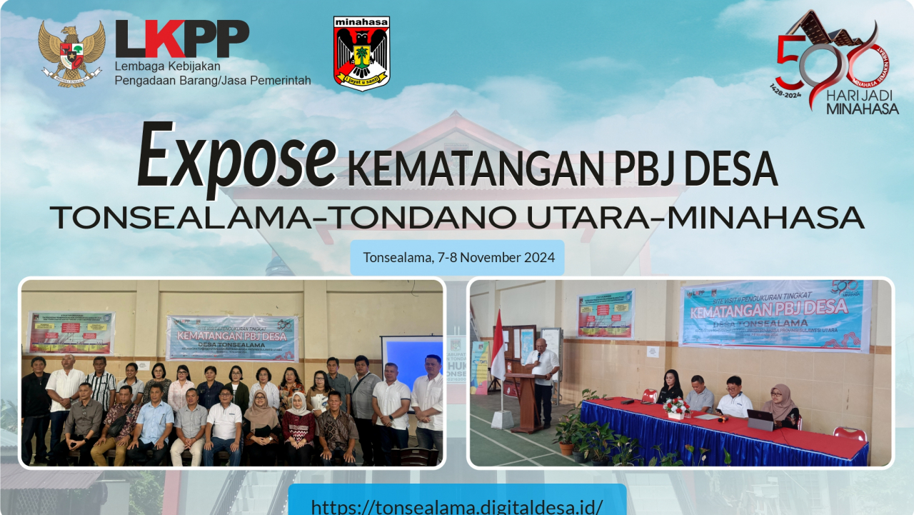 LKPP RI EXPOSE KEMATANGAN PBJ DI DESA, TONSEALAMA MASUK LEVEL 3