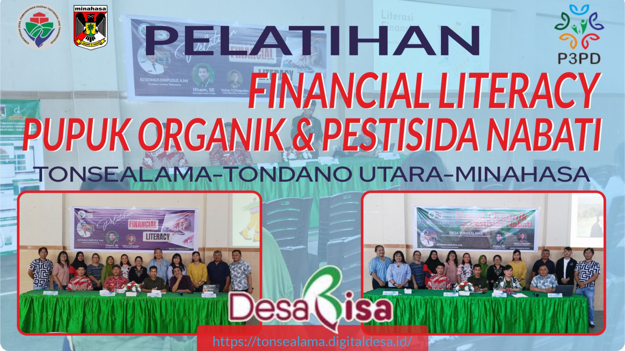 DESA CERDAS/DIGITAL TONSEALAMA KEMBALI GELAR PELATIHAN, BERIKUT ISINYA