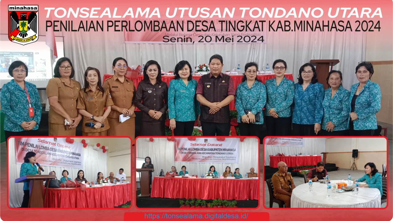 TONSEALAMA IKUTI LOMBA DESA TINGKAT KABUPATEN MINAHASA 2024