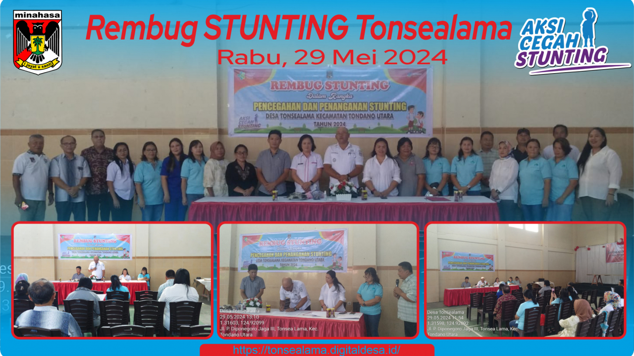 Tonsealama Gelar Rembug STUNTING 2024, Berikut Kesepakatannya
