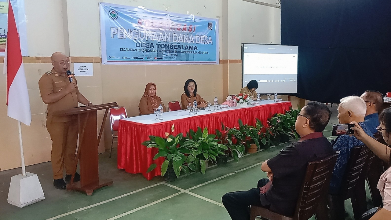 GELAR SOSIALISASI PENGGUNAAN DANA DESA, PEMDES TONSEALAMA OPTIMALISASI PELAKSANAAN APBDesa 2025
