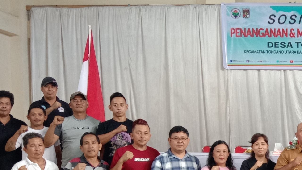 TONSEALAMA GELAR SOSIALISASI PENANGANAN & MITIGASI BENCANA ALAM