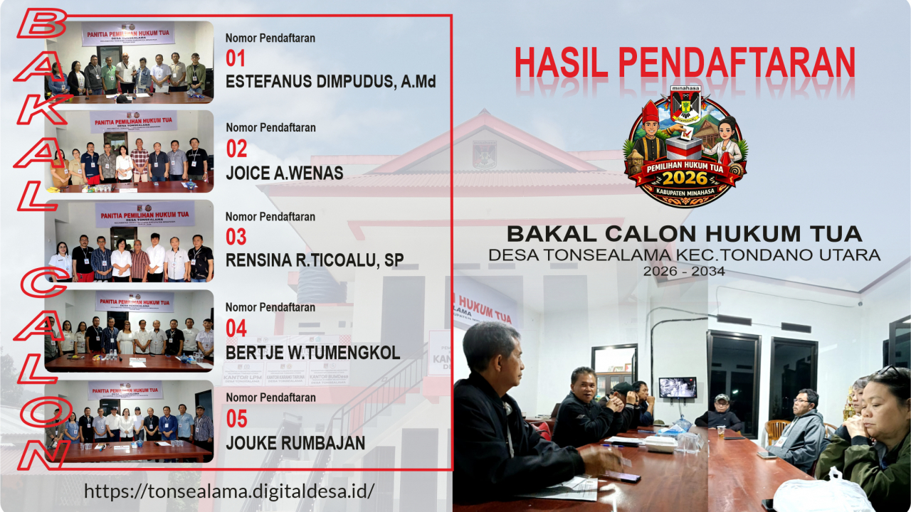 5 BALON HUKUM TUA, SIAP BANGUN TONSEALAMA