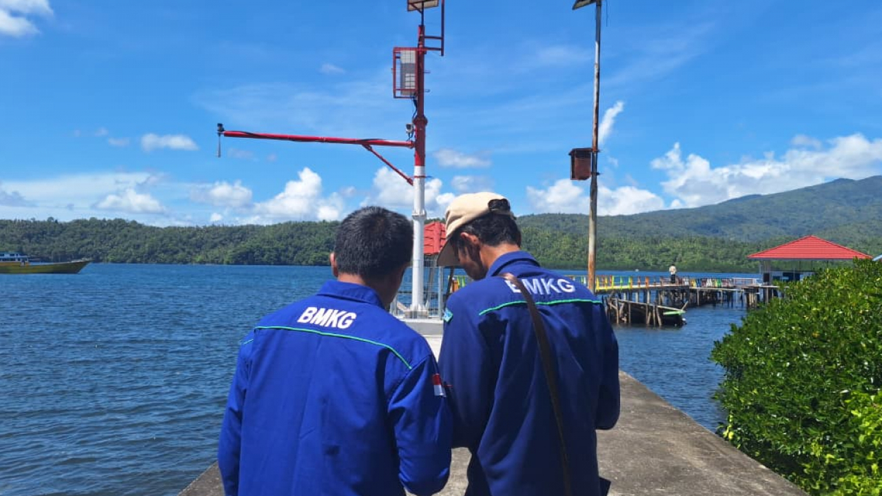 BMKG Pusat Lakukan Verifikasi Lapangan Data Tsunami Pasca Gempa Filipina di Kampung Talengen