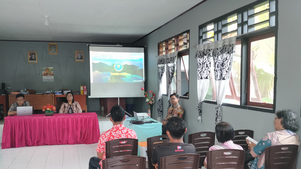 Langkah Menuju Kampung Bersinar 2025: BNNK Sangihe Gelar Edukasi P4GN di Kampung Talengen