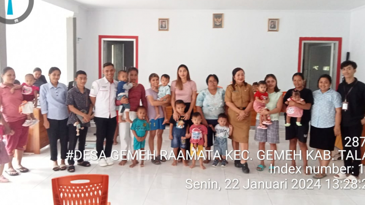 Kegiatan PKK bekerja sama dengan Puskesmas