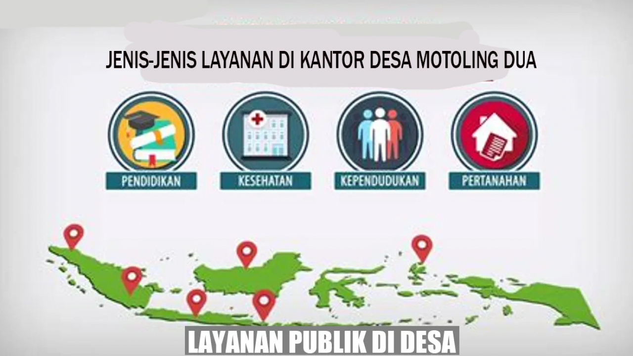 JENIS-JENIS LAYANAN DI KANTOR DESA MOTOLING DUA
