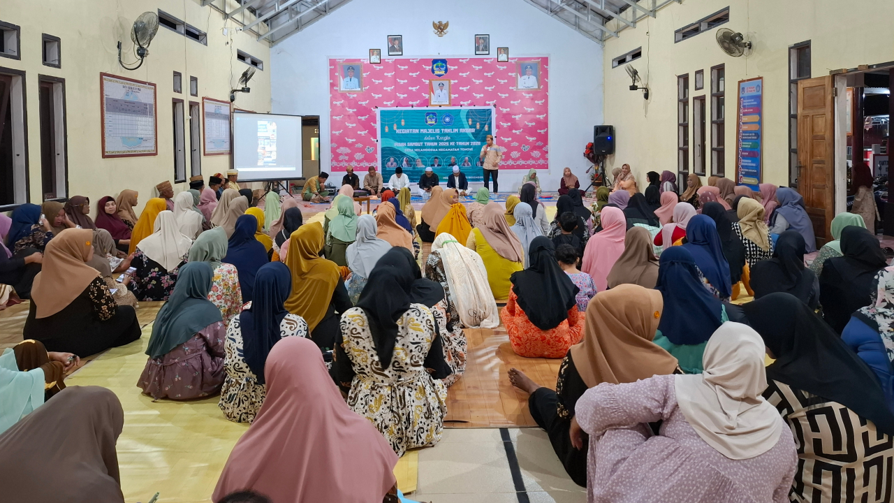 Pemerintah Desa Milangodaa Gelar Majelis Taklim Akbar Dirangkaikan dengan Pisah Sambut Tahun