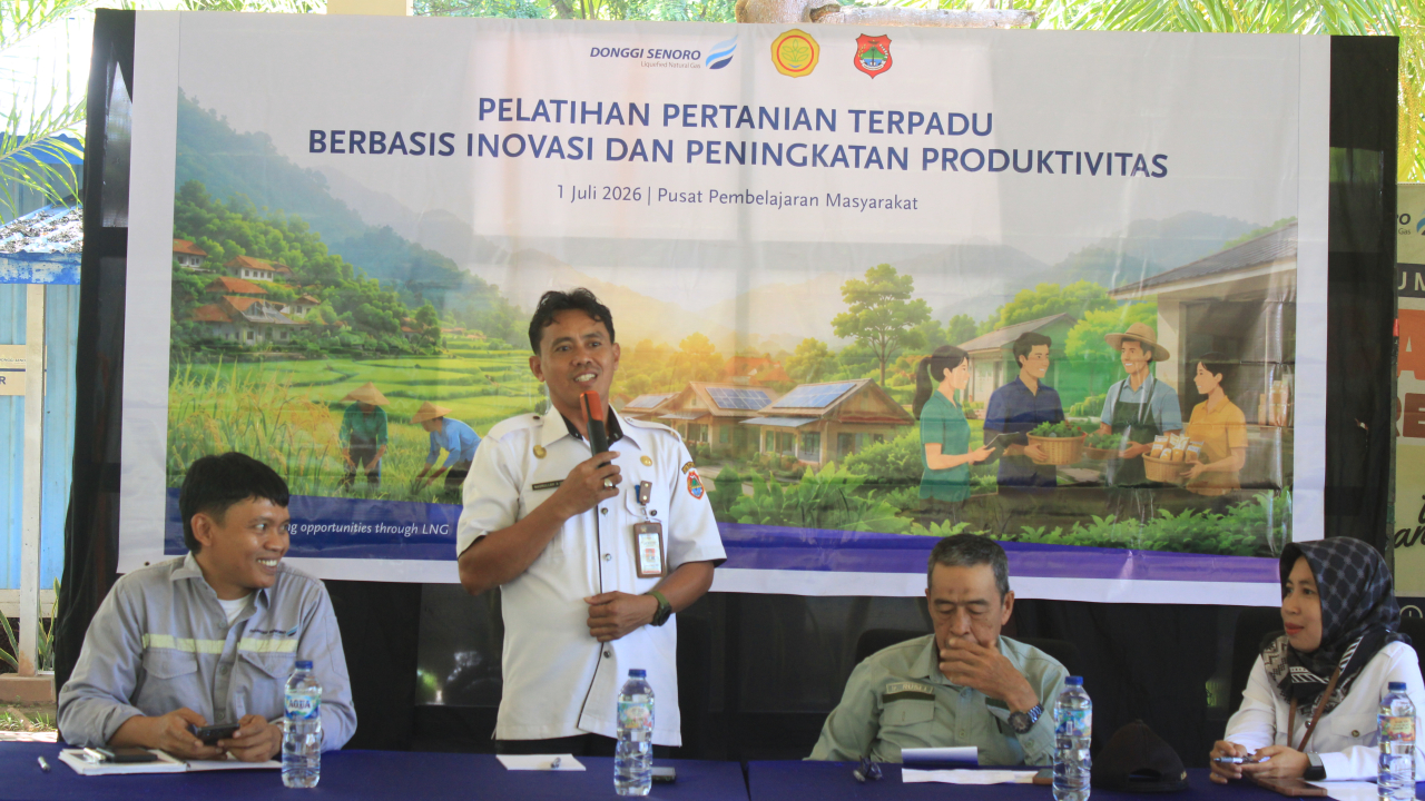 Tingkatkan Produktivitas dan Inovasi Pertanian, Pemdes Uso Apresiasi Pelatihan Pertanian Terpadu oleh DSLNG