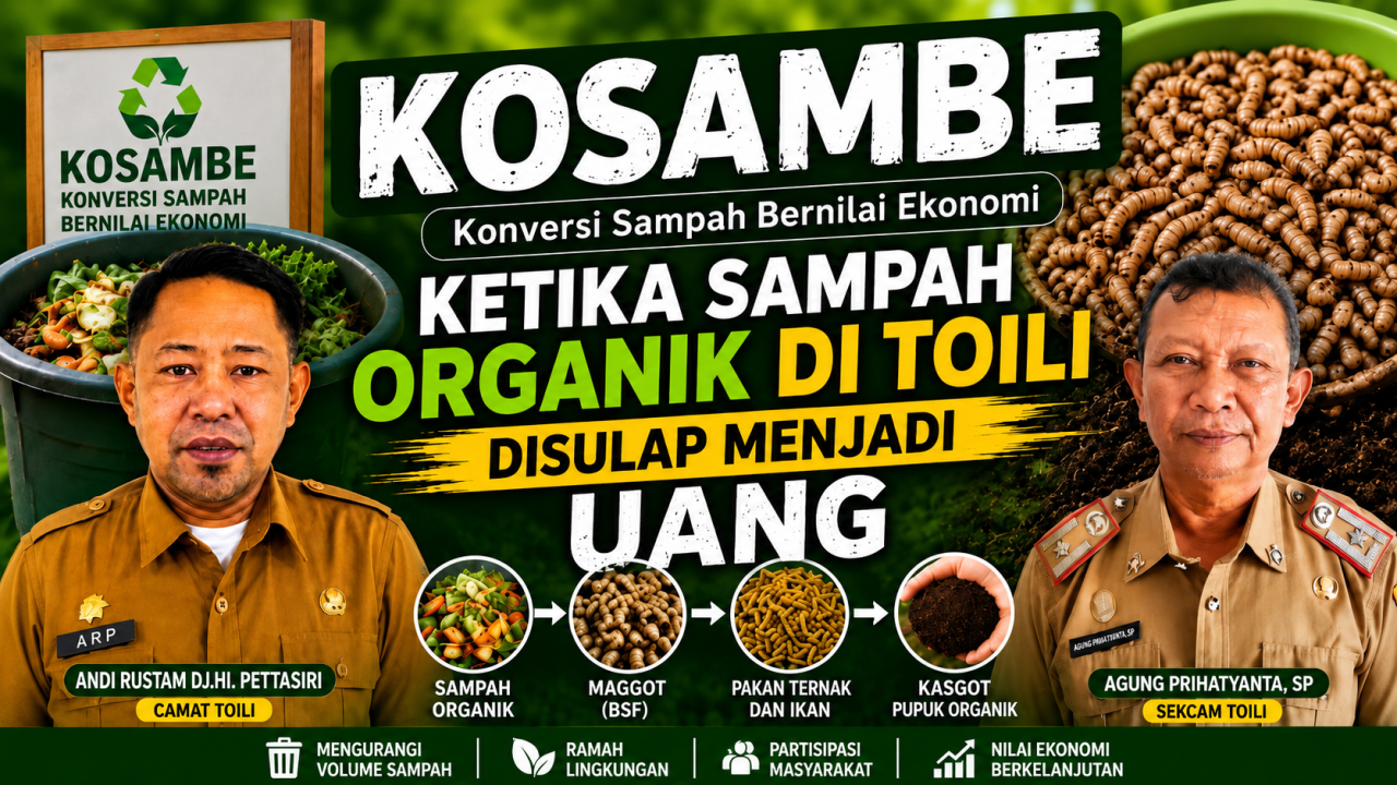 KOSAMBE, Ketika Sampah Organik di Toili Disulap Menjadi Uang