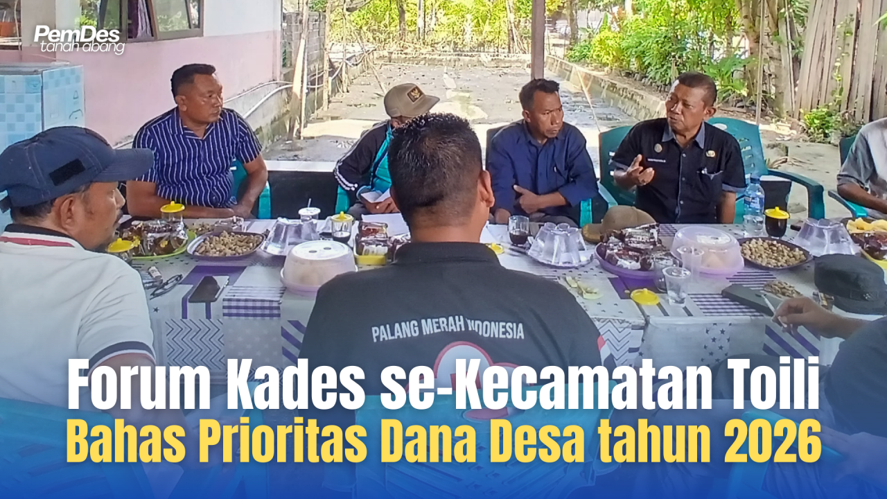 Forum Kades Toili Bahas Prioritas Anggaran Desa, Pendidikan dan Kesehatan Tetap Diutamakan