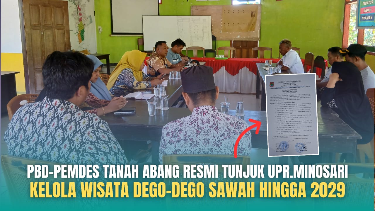 TANPA SENTUH ABPDes, UPT MINOSARI AKAN KEMBANGKAN WISATA DEGO-DEGO SAWAH