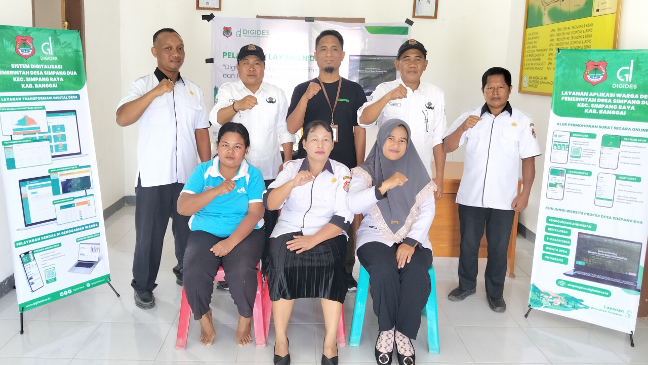 Pelatihan Aplikasi Digital Desa di Desa Simpang Dua