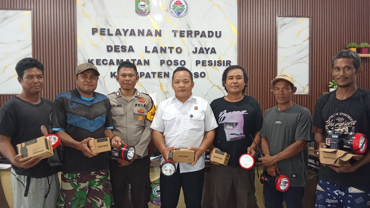 Kades Lanto Jaya Tingkatkan Keamanan Desa Lanto Jaya