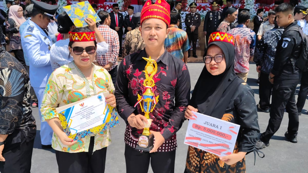 Desa Lanto Jaya Raih Juara I Lomba Desa Terbaik Tingkat Kabupaten Poso Tahun 2026