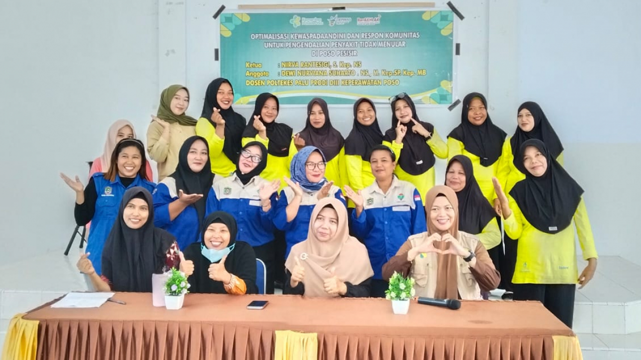 Pelatihan Kader Kesehatan Desa Lanto Jaya Digelar Poltekkes Palu Prodi DIII Keperawatan Poso