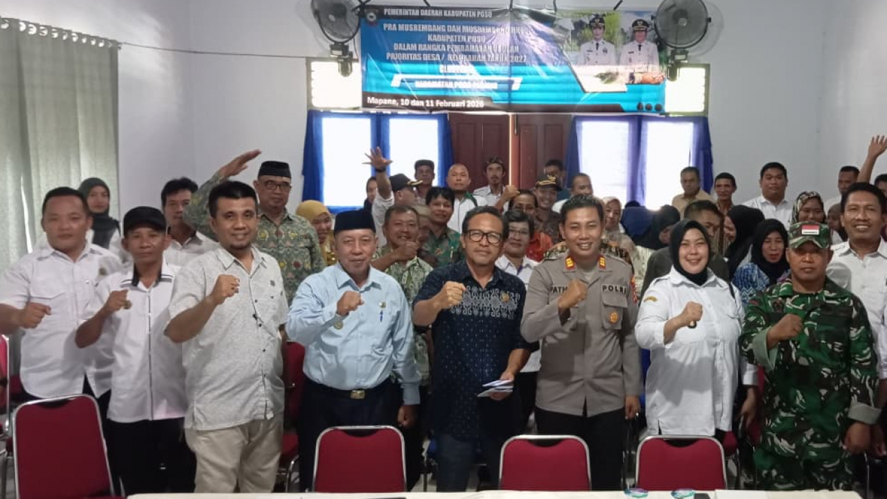 Musrembang Poso Pesisir: Desa Lanto Jaya Berperan Aktif