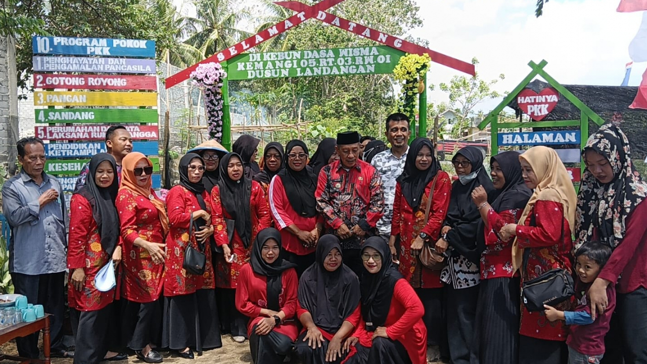 TP PKK Desa Lanto Jaya Gelar Lomba Kebun Hati PKK Dasawisma, Dinilai Langsung TP PKK Kecamatan Poso Pesisir