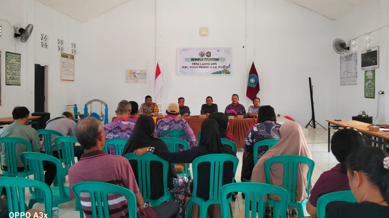Cegah Generasi Kerdil, Pemdes Lanto Jaya Gelar Rembuk Stunting Desa Tahun 2026