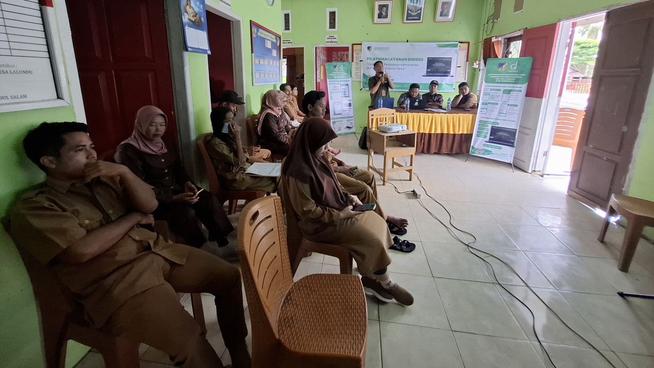 Pelatihan Digital: Tingkatkan Kapasitas Aparatur Desa Lalundu