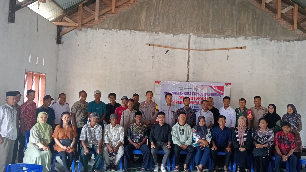 Musyawarah Desa Khusus Pembentukan Koperasi Merah Putih di Desa Pani'i