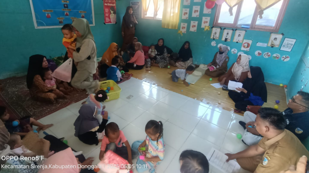 Kegiatan Rutin Posyandu Desa Balintuma