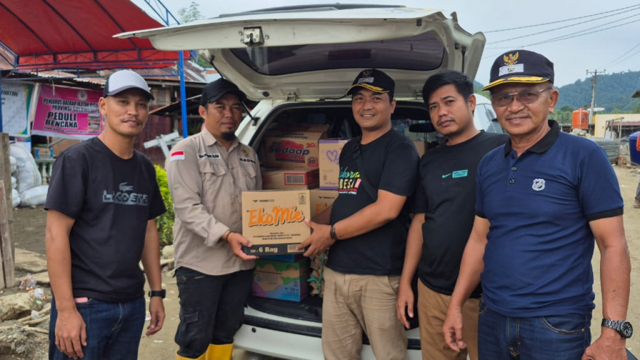 Solidaritas Kepala Desa se-Balaesang untuk Korban Banjir Bandang di Desa Wombo
