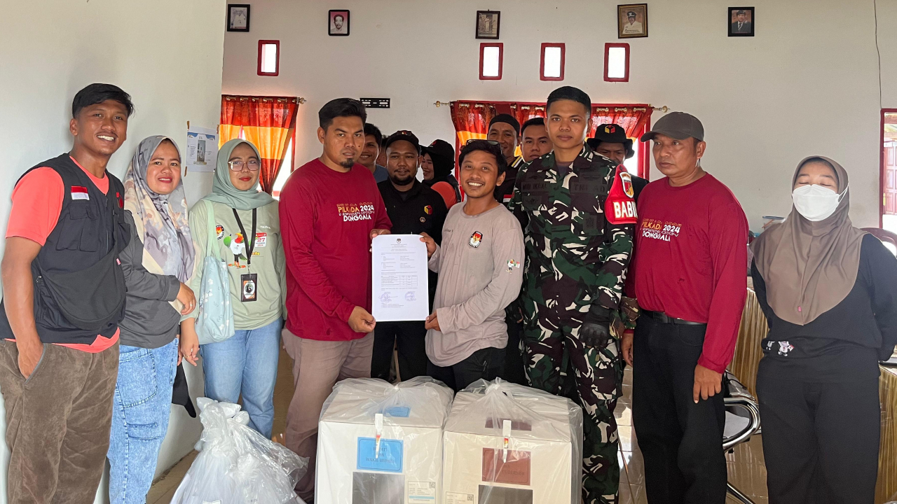 Distribusi Logistik PILKADA 2024 di Kecamatan Sojol