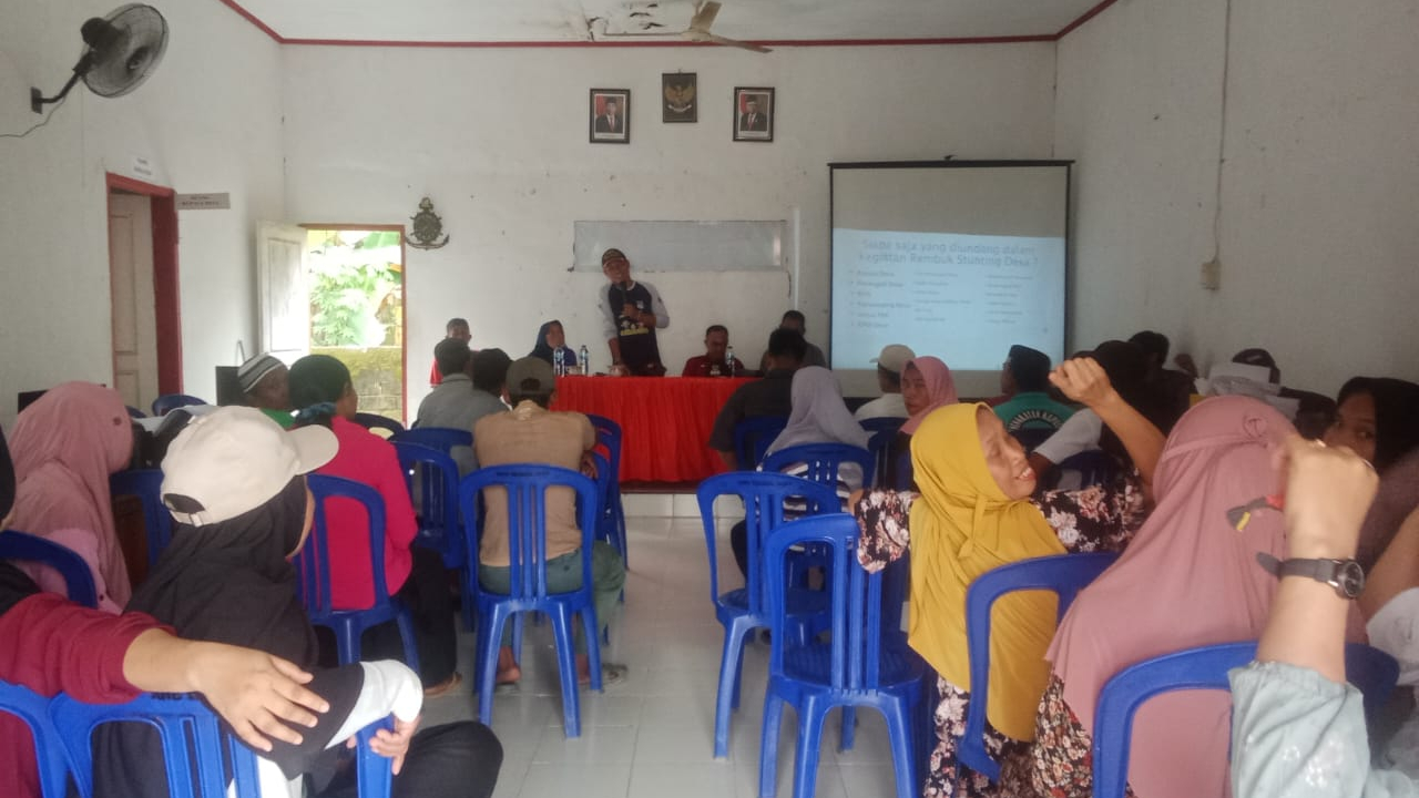 Musyawarah Pencegahan Stunting di Desa Lumbumamara