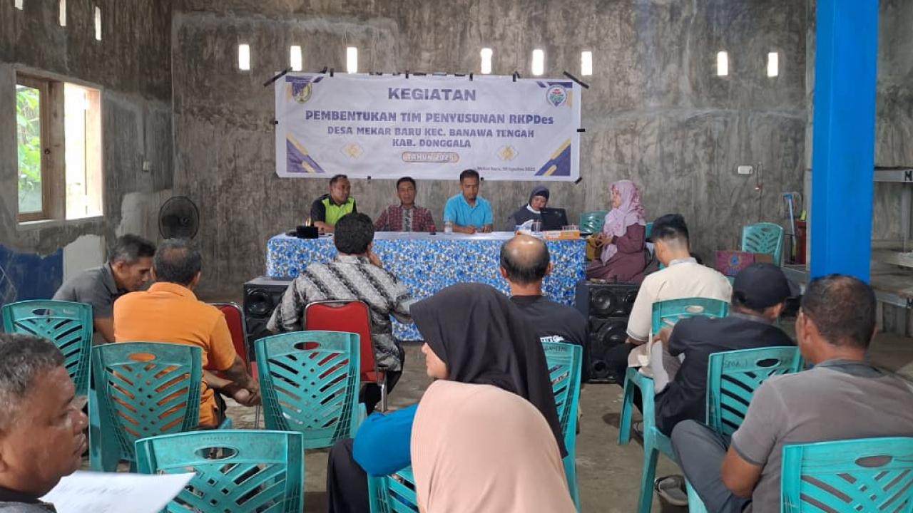 PEMBENTUKAN TIM PENYUSUN RENCANA KERJA PEMERINTAH DESA ( RKPDes ) Untuk Perencanaan Tahun 2026