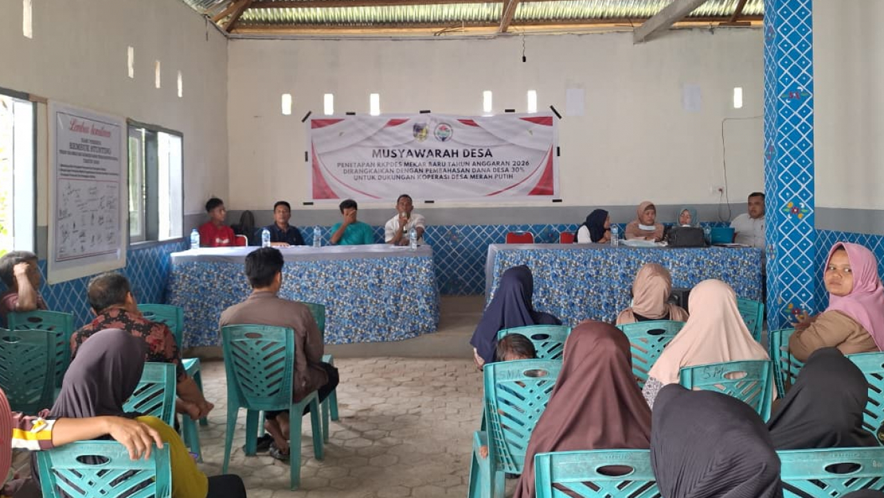 Musyawarah Penetapan RKPDes Mekar Baru Tahun 2026