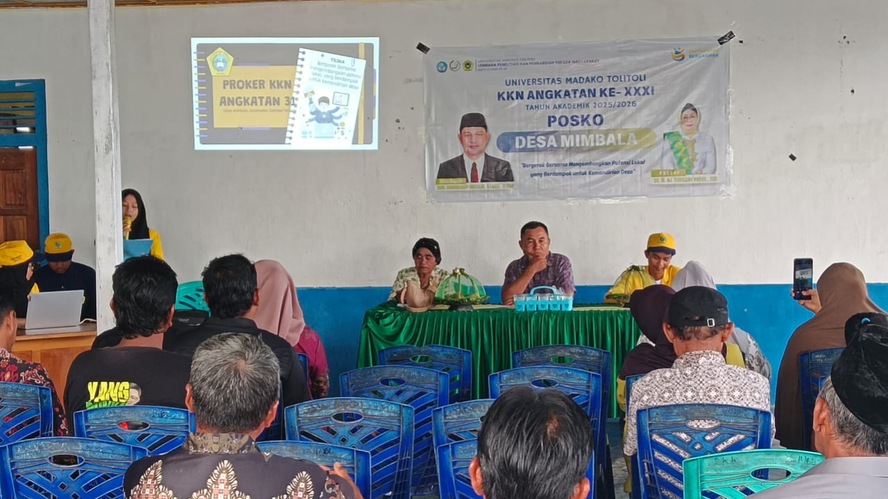 Seminar Program Kerja KKN UMADA di Mimbala