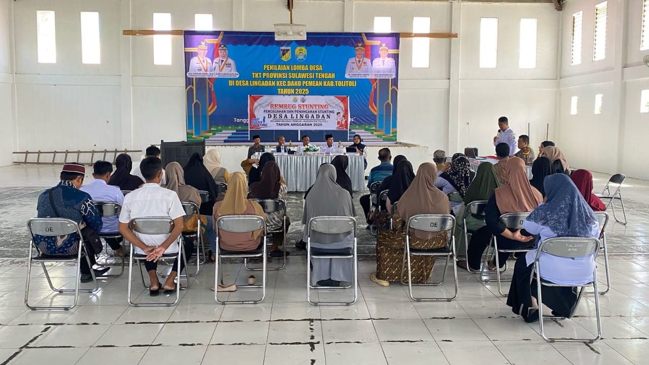 Desa Lingadan Gelar Rembug Stunting, Teguhkan Komitmen Bersama Atasi Stunting Secara Terpadu