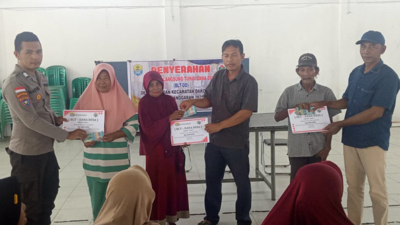 Penyaluran BLT-DD Bulan Juli dan Agustus untuk 26 KPM di Desa Lingadan Berlangsung Lancar