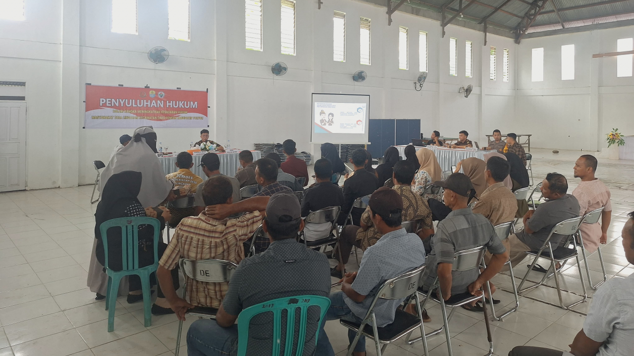 Pemerintah Desa Lingadan Gelar Penyuluhan Hukum: Wujudkan Masyarakat yang Sadar dan Taat Hukum