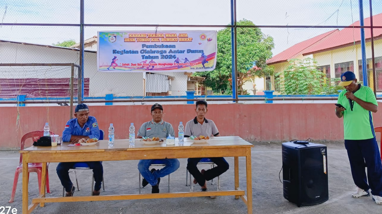 Meriahkan Akhir Tahun, Desa Tondo Gelar Lomba "Sehat Jiwa dan Raga"