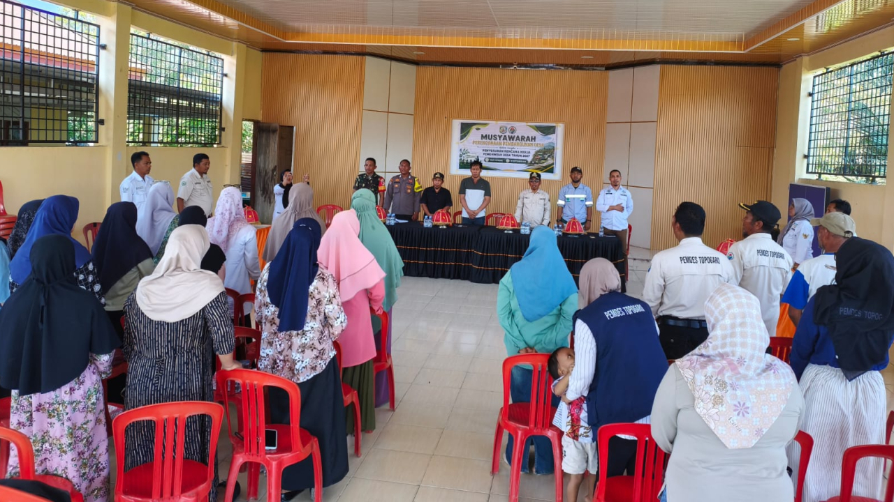 Musrenbangdes Topogaro Morowali Fokus Pembangunan Desa 2027