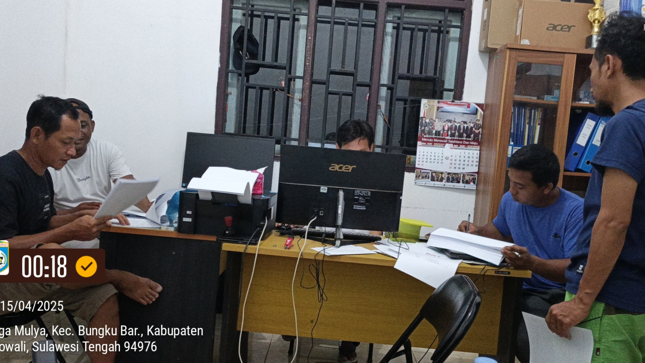 Persiapan Lomba Desa Tingkat Kabupaten Tahun 2025 di Desa Marga Mulya