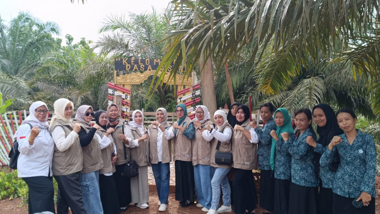Pembinaan PKK di Desa Marga Mulya oleh TP-PKK Kecamatan Bungku Barat