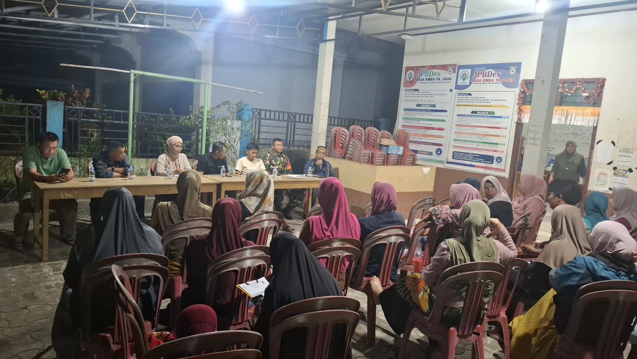 Evaluasi Desa Layak Anak, Desa Emea Perkuat Sinergi Mewujudkan Lingkungan Ramah Anak
