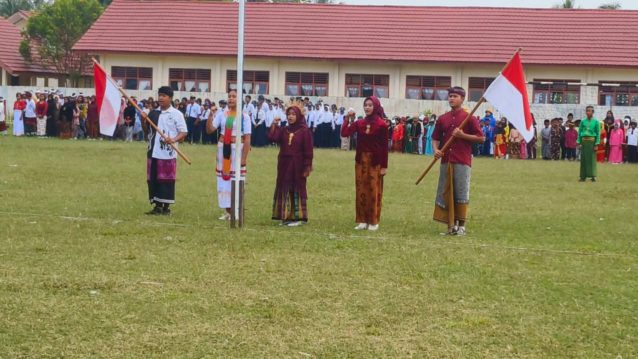 Pemerintah Desa Puntari Makmur Gelar Upacara Peringatan Hari Sumpah Pemuda ke-97