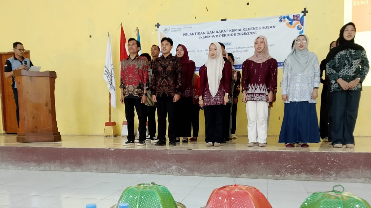 PELANTIKAN PENGURUS ORGANISASI IkaPM-WP Kab. Morowali PERIODE 2025/2025